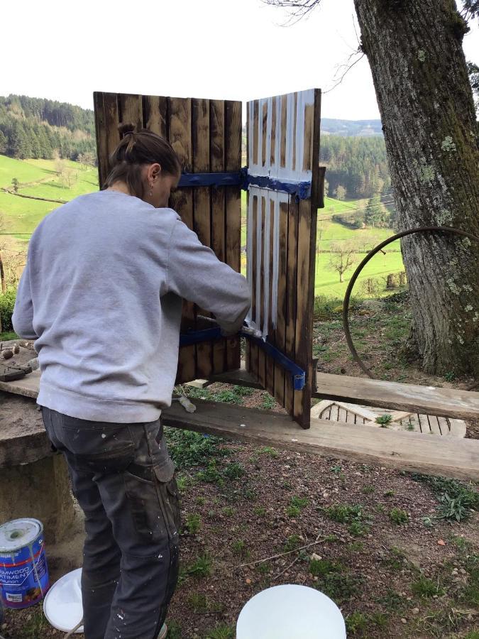 La Mazille , Cossy Vakantiestudio Met Zwembad In Zuid-Bourgogne Anglure-sous-Dun Zewnętrze zdjęcie