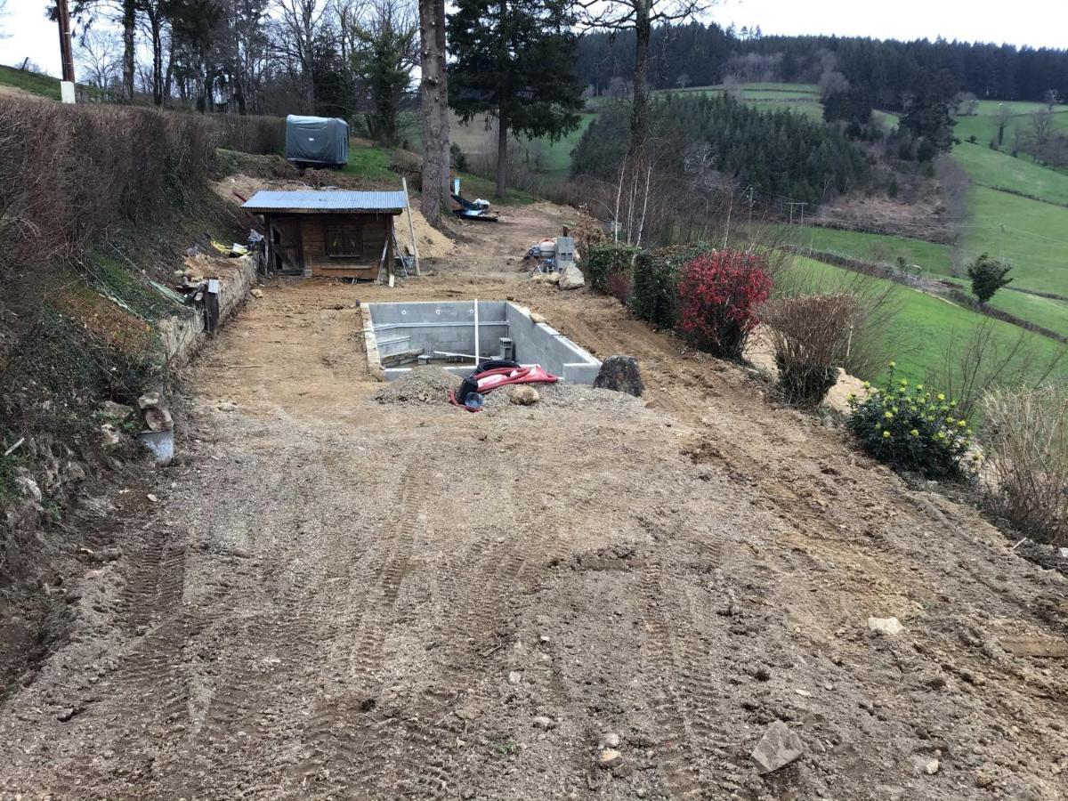 La Mazille , Cossy Vakantiestudio Met Zwembad In Zuid-Bourgogne Anglure-sous-Dun Zewnętrze zdjęcie